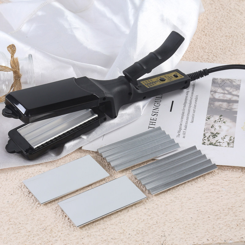 Corn hair burner electric splinter ceramic without hurting corn pad hair fluffy clamping board multi-functional wave hot