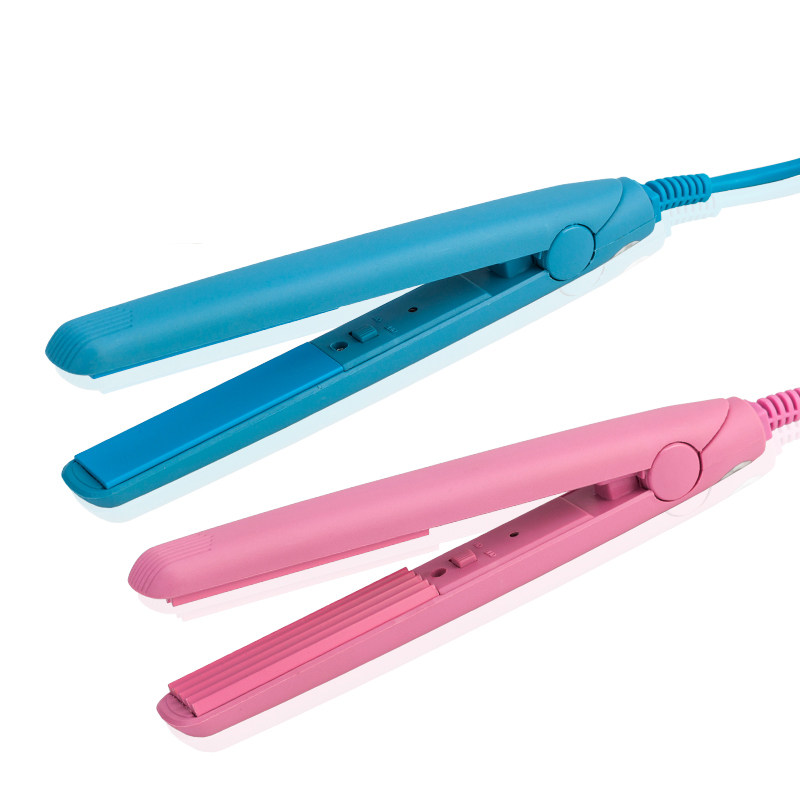 Mini-pull straight plywood air-in-sea inner buckle curly hair theorizer straight rolls dual-use ceramic straight hair straightener short hair curly hair