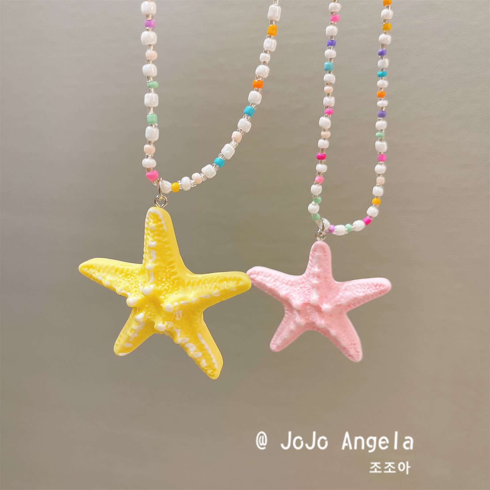 JoJo儿童发饰百搭花朵项链女童锁骨链宝宝串珠颈链毛衣链新年配饰 — 34