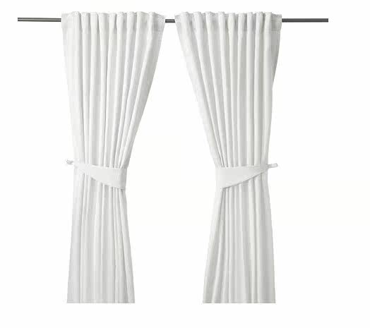 Шторы икеа белые с рисунком