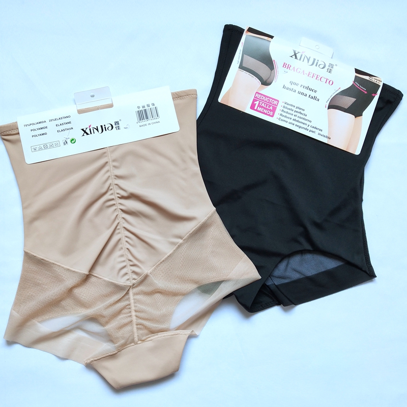 Xinjia phần mỏng lưới eo cao đồ lót bụng, quần định hình bụng và hông, eo, quần corset sau sinh quần lót cotton