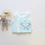 Áo vest sơ sinh đan 0 áo sơ sinh cotton 3 tháng bé vest 9 quần áo bé xuân và thu 6 áo gile lông mẹ và bé