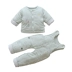 Quần yếm bé trai cotton phù hợp với mùa đông dày 01-2 tuổi áo khoác cho bé hai bộ quần áo bằng vải nhung cho bé đồ bơi bé trai Phù hợp với trẻ em