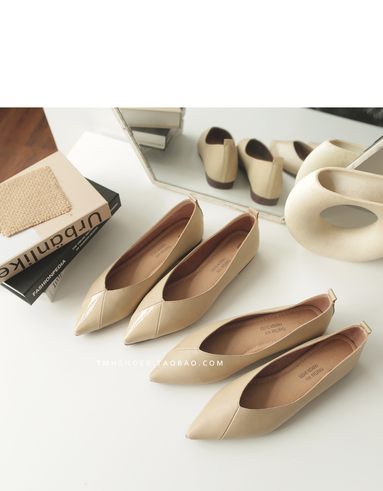 2019 đầu xuân chuẩn bị nông miệng microfiber da mềm mại và thoải mái kim loại khóa thấp giày đơn giày - Giày cắt thấp giày boot nữ cổ cao
