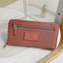 GUDIKA2022 new long wallet nylon cloth lightweight multi-card card bag zipper mobile phone bag female hand wallet