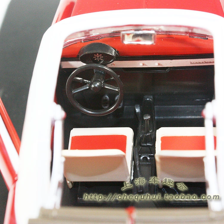 1958 Bianchi biến đổi mô hình xe hợp kim tĩnh 1:24 Leo Whitebox