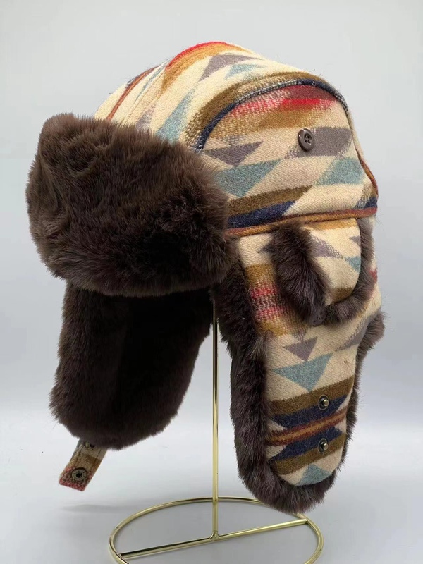 Pendelton Lei Feng Hat 22Aw Outdoor Indian Navajo Ethnic Style