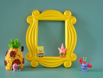(Spot Bespoke) Old Friend FRIENDS Peripheral American Yellow Resin Decorative Photo Frame frame