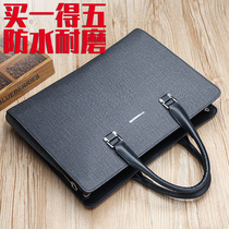 Mens briefcase 2021 new fashion Oxford cloth shoulder bag Small Business bag simple style horizontal