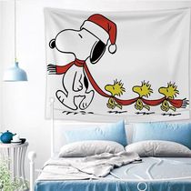 Snoopy cloth background large oversized background cloth ins hanging cloth oversized simple Snoopy wall sticker tapestry