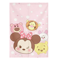 Door Curtain Cloth Art Partition Curtain Powder princess decoration Home hanging curtain Mickey Mouse bedroom Childrens room free of perforated half-curtain
