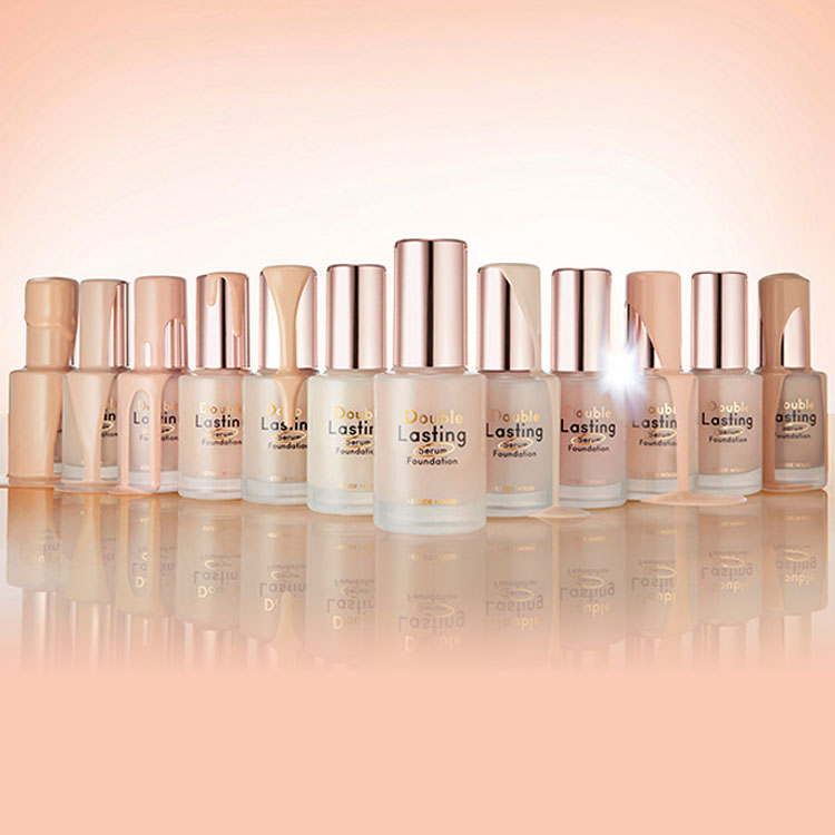 Etude House 18 năm nước mới 24 giờ Double Control Oil Foundation Kem dưỡng ẩm - Nền tảng chất lỏng / Stick Foundation phấn nước clio kill cover