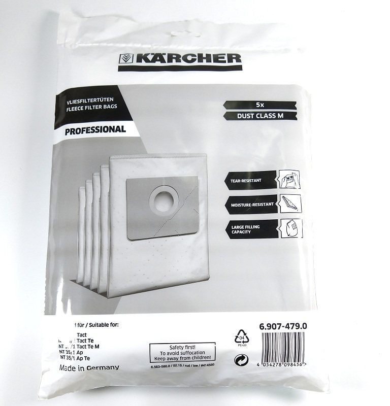 Kerch Karch KARCHER KARCHER Vacuum Cleaner Accessories NT35 1 NT361 dust bag