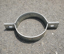 30X3mm thick galvanized pole pole iron steel pipe cylindrical bracket Locking buckle fixing clip hoop