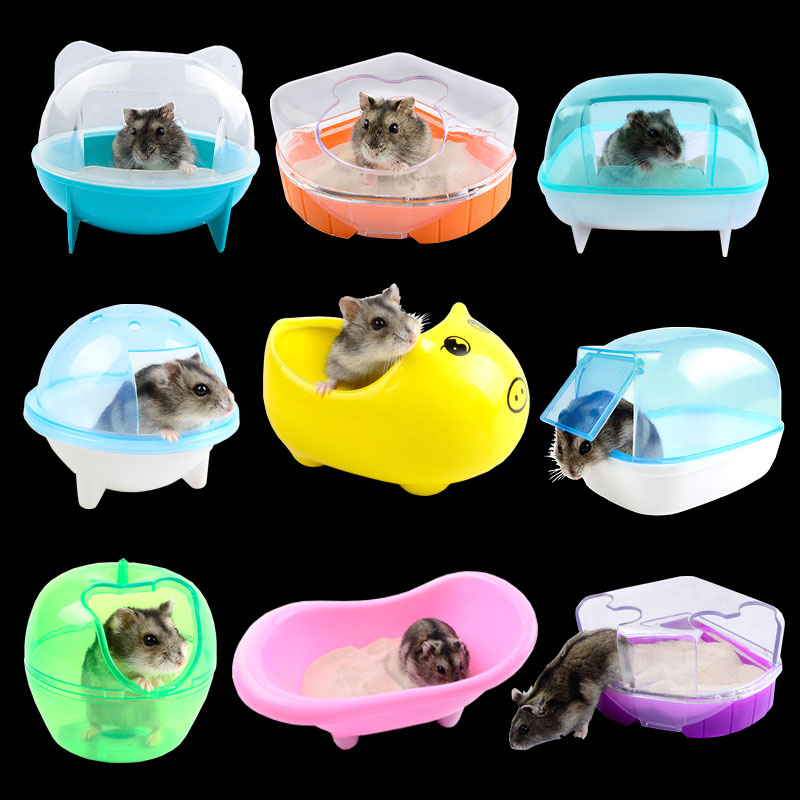 Hamster supplies Bathroom large tub Free mail bath Golden silk bear bath Sand Pet bath room small toilet External bath
