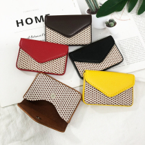 2021 new ladies ultra-thin short card bag Korea cute mini small bank card card card set tide