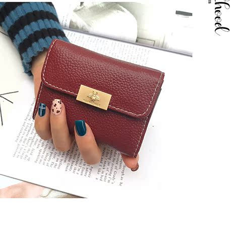 2019 mới da châu Âu và Mỹ gói thẻ phụ nữ mini da bò nhiều thẻ nhỏ gói thẻ chủ thẻ nữ - Chủ thẻ ví đựng thẻ thông minh