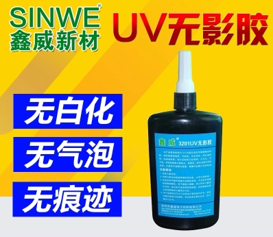 Xinwei 3201 glass adhesive metal no-film adhesive UV glue tea table transparent glass No-mark adhesive crystal glue powerful universal glue