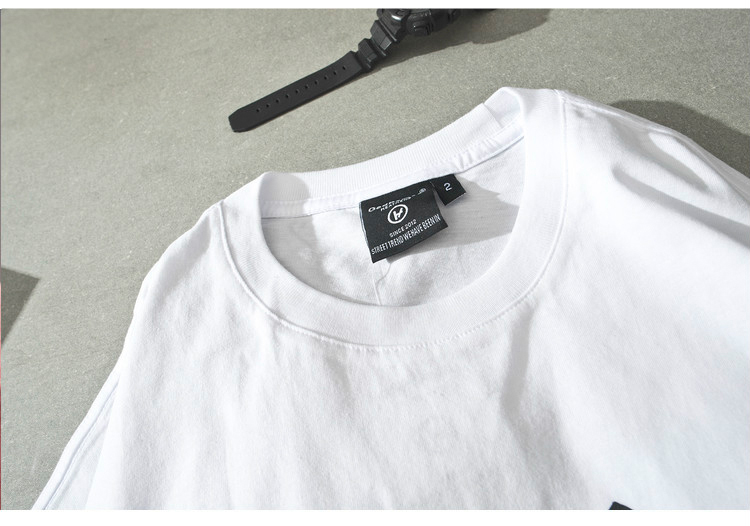 Mùa hè mới kích thước lớn xu hướng nam ngắn tay T-Shirt cotton nửa tay phong cách Trung Quốc tối cao Bodhi lỏng những người yêu thích thời trang nam