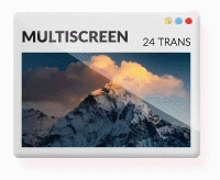 千种图形遮罩视差视频转场制作毛刺光效笔刷水墨手绘3D效果-AE模板下载