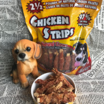 Dog snacks Golden Retriever Teddy dog chicken around fish fillet Chicken around cod meat strips Chicken 1 kg