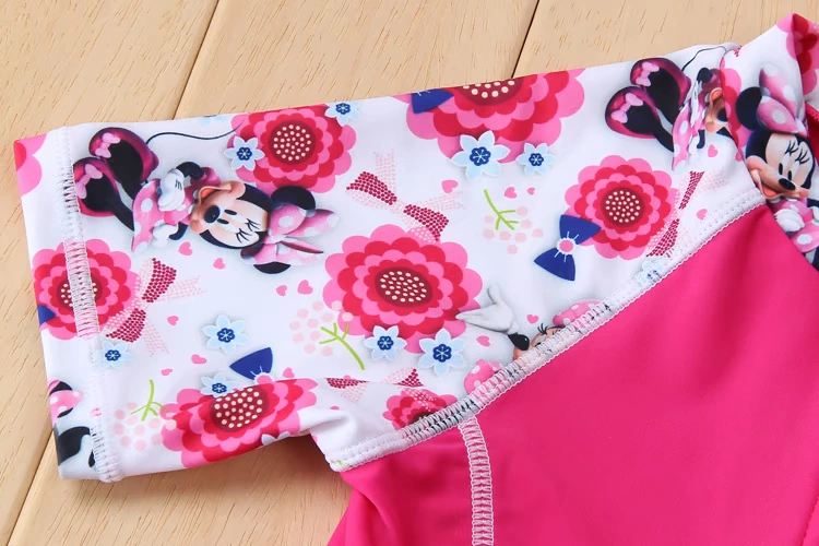 Đồ bơi trẻ em Disney Cô gái áo tắm Minnie một mảnh Đồ bơi bé gái lớn trẻ em dễ thương Đồ bơi 7D012 - Đồ bơi trẻ em