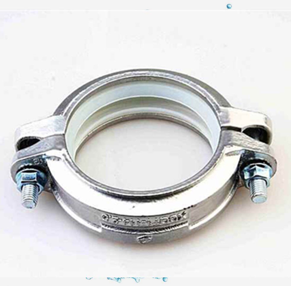 Water supply special rigid clamp joint galvanized steel clamp joint steel plastic clamp clamp blue water supply clamp