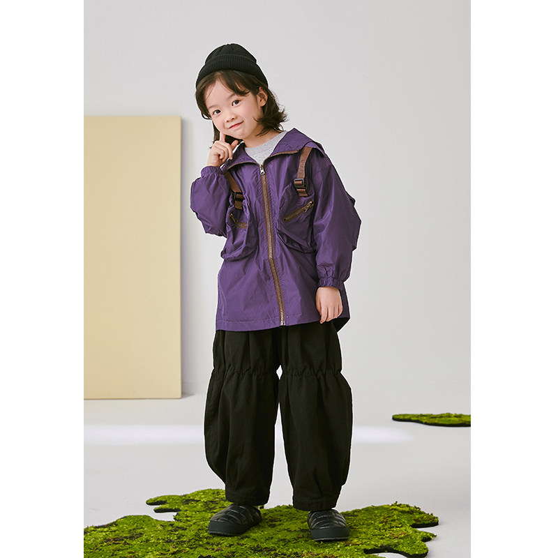 Pear Little Child Dress Boy and Girl Spring Costume New Korean Ocean Casual Cap in Large Child Costume