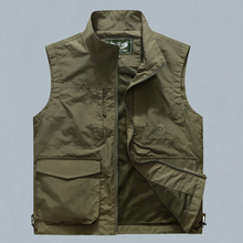 Workwear vest, spring and summer outdoor leisure camisole, men's thin photography fishing