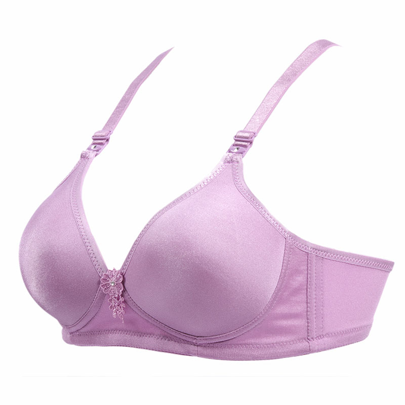 Không vòng thép khuôn mỏng cup sexy áo ngực nhỏ womens mm lót điều chỉnh nhận vú loại tụ tập áo ngực 100a cốc.