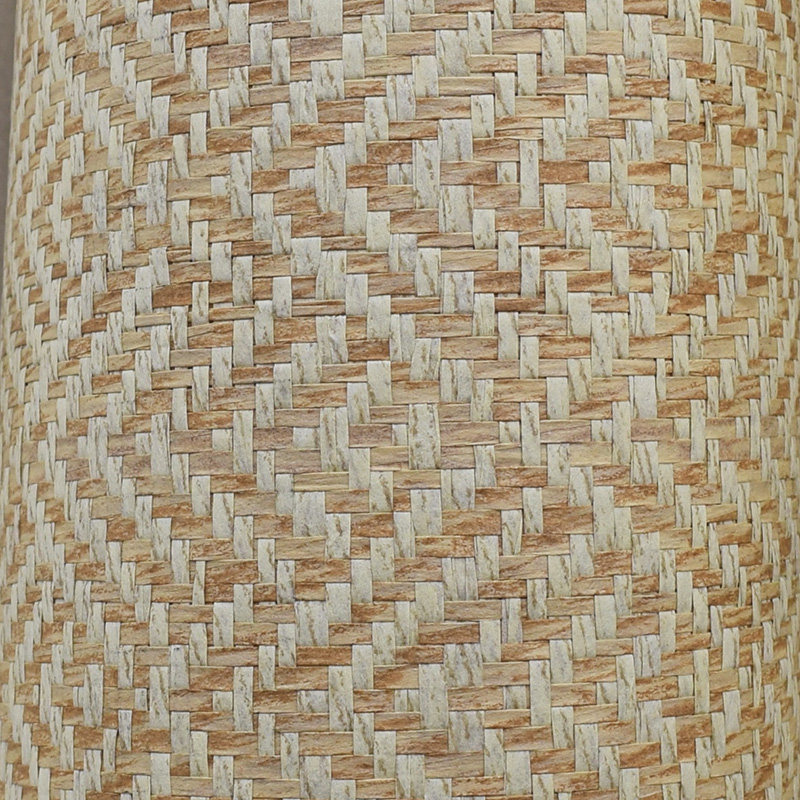 Real shot grass woven wallpaper Woven wallpaper Dining room rooms Hotel teahouse club background Southeast Asian Korean style