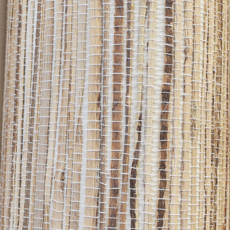 Simple Chinese style real shot tea house sweat steaming beauty shop paste top straw wallpaper natural ecological plant raw hemp wallpaper