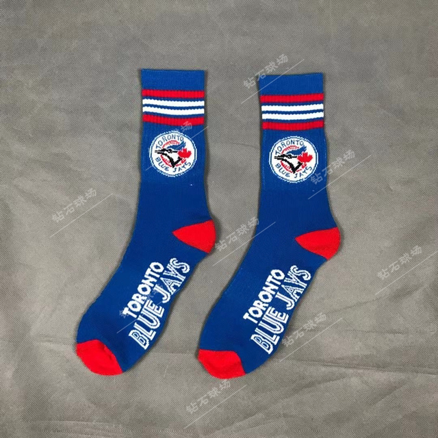 Major League Baseball Yankees Dodgers Roller Skating Basketball Socks Sports Socks ຜ້າຂົນຫນູຍາວກາງຫນາຫນາ ຖົງຕີນເບດບານ