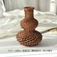 Bình hoa mây làm bằng tay giỏ hoa wicker hoa chậu trang trí cắm hoa trang trí nhà giả hoa chậu hoa - Trang trí nội thất