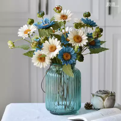 Traces fake flower sunflower decorative flower sunflower simulation silk flower living room dining room wedding flower arrangement American country