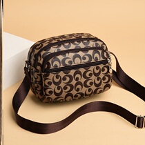 Middle-aged Womens Pack Mom Pack 2021 New Ladies Single-shoulder bag Multi-level Slanted Satchel Bag SOFT LEATHER Buy Grocery Bag