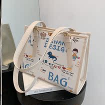 French crowdsourced cute bag bag 2021 new summer 100 lap large capacity single shoulder bag little sub tote bag