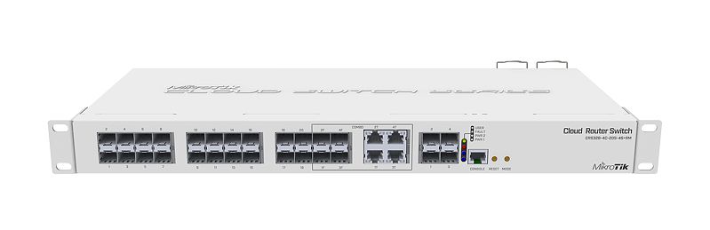 MikroTik CRS328-4C-20S-4S RM MM MM Redundant Power Supply Intelligent Rack Switch