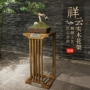 Mới Trung Quốc cao cấp gỗ rắn đứng phòng khách hiên hoa chậu cá trang trí cơ sở vuông cổ Xiangyun trưng bày đứng - Kệ mẫu kệ sách đẹp