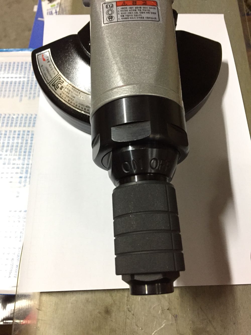 South Korea Daewoo 7 inch pneumatic angle grinder DG-38L grinder DAG-6SX-1 angle grinder DAG-7SG