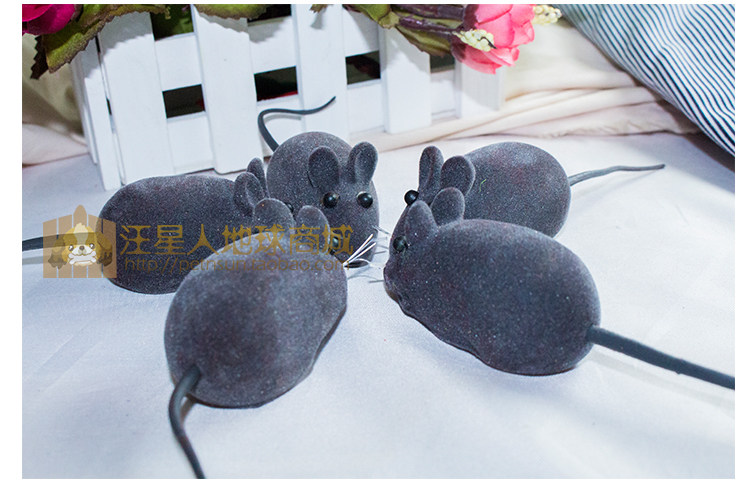 Chuột nhỏ đồ chơi thú cưng thanh âm đồ chơi sang trọng chuột vui nhộn mèo chó đồ chơi mô phỏng chuột bán đồ chơi cho chó