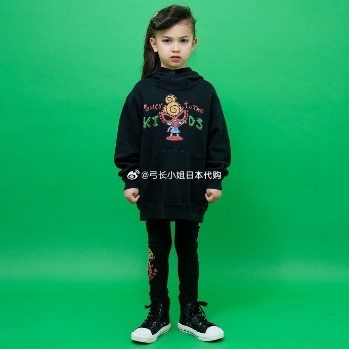 hysteric mini day generation 2312 black ultra H logo dolls with cap sweatshirt collage-Taobao