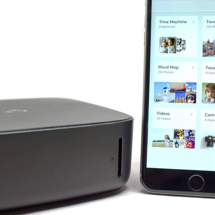 Monument photo video personal private intelligent cloud storage management device without storage hard disk