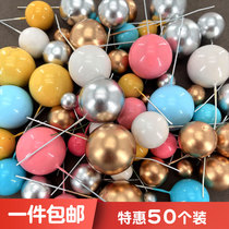 50 Golden Ball Ball Ball Ball decorated color ball baby decorated color ball costume decoration plugin plugin for childrens net sweet tables