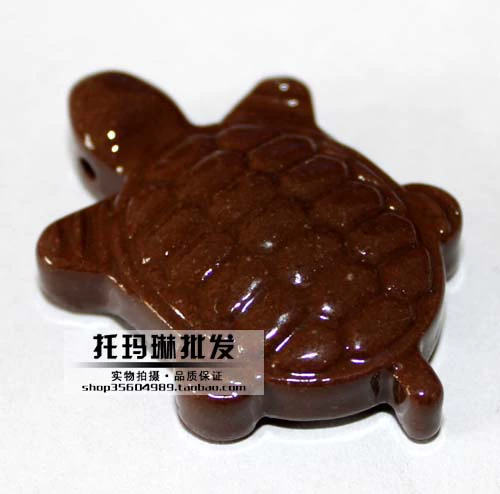 Tomarin Glaze Ярко -светлый светлый кулон черепаха/белый/белый/роза красный