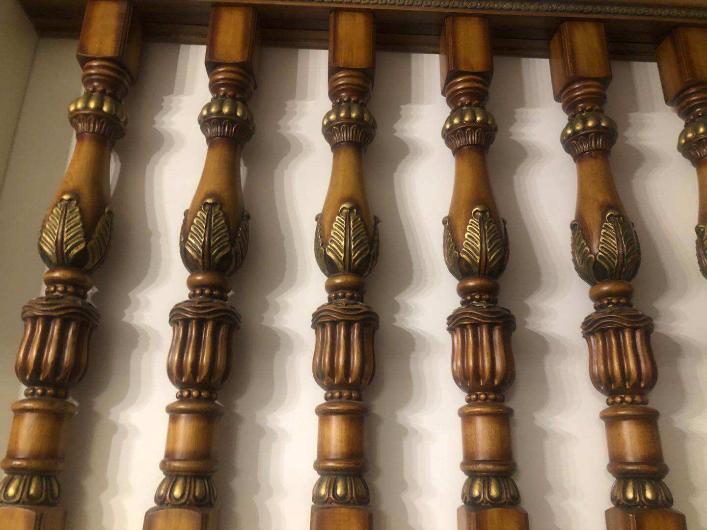 The Emperor's staircase columns are light and luxurious