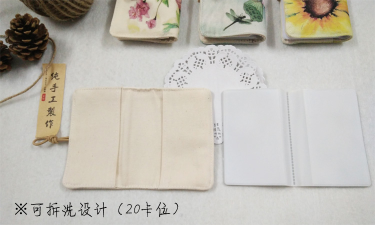 Canvas gói gói chống khử gió Trung Quốc cổ sen cô gái văn học và nghệ thuật tươi Sen dễ thương phim hoạt hình nam in vải ví nữ đẹp