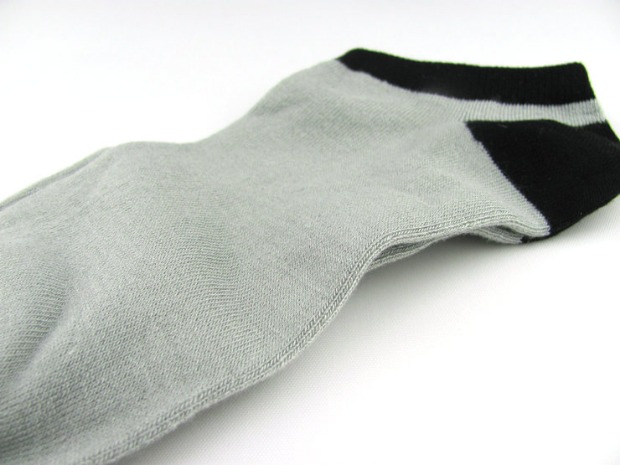 Vớ nam bằng sợi tre vớ vớ nông cạn Mùa hè mỏng phần cotton nam vớ cotton vớ khử mùi vô hình tất trắng
