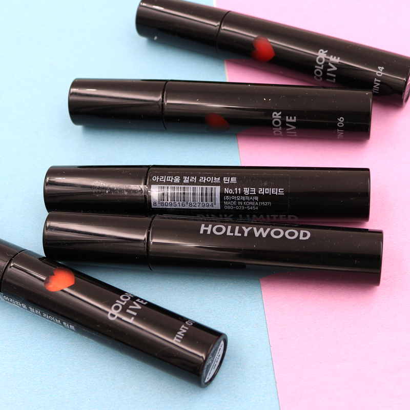 Hàn Quốc Aritaum Amore Lipstick Love Lip Glaze 6 # Rotten Tomato Bưởi Lâu dài Lip Gloss Lip Gloss Lip Liquid - Son bóng / Liquid Rouge 	son bóng bobbi brown