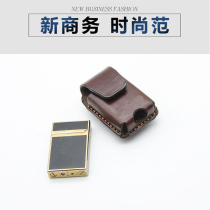 Genuine leather handmade cowhide lighter loudspeaker Givenchy protective leather case business waist hanging universal can be customized in size